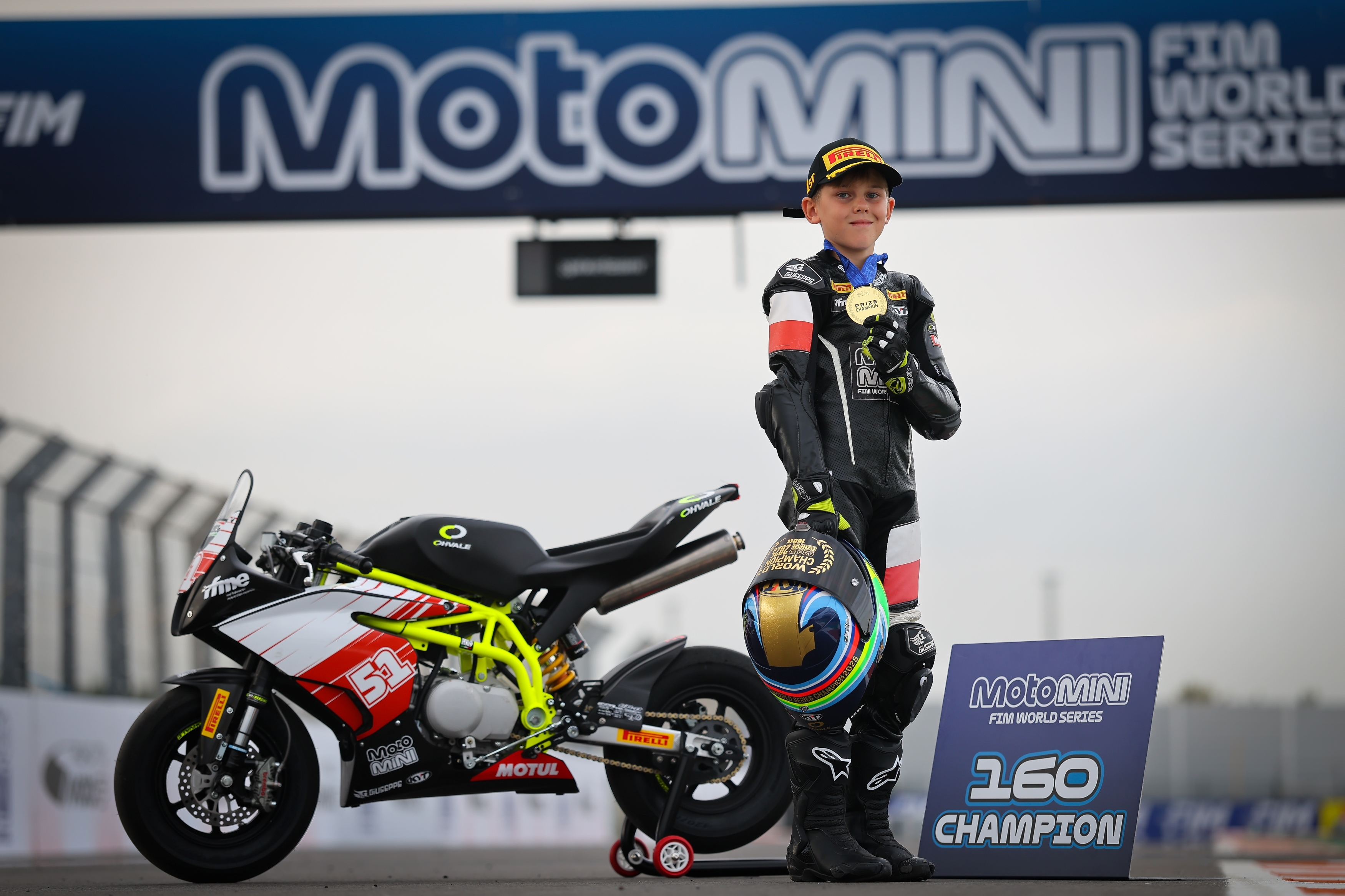 Witold Dariusz Kupczynski FIM MotoMini World Series Final 160 Champion